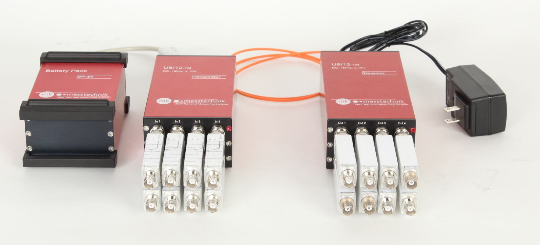 Gallery U8/12-1M, 8 Channel, 1 MHz, Analog Fiber-optic links