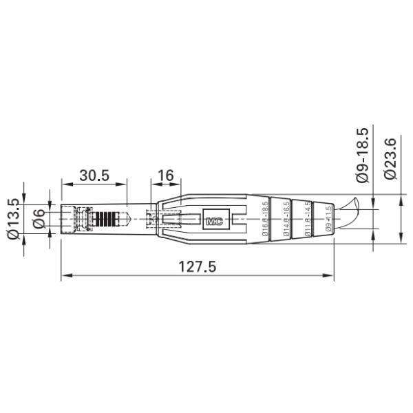 Gallery 125 A Cable Sockets