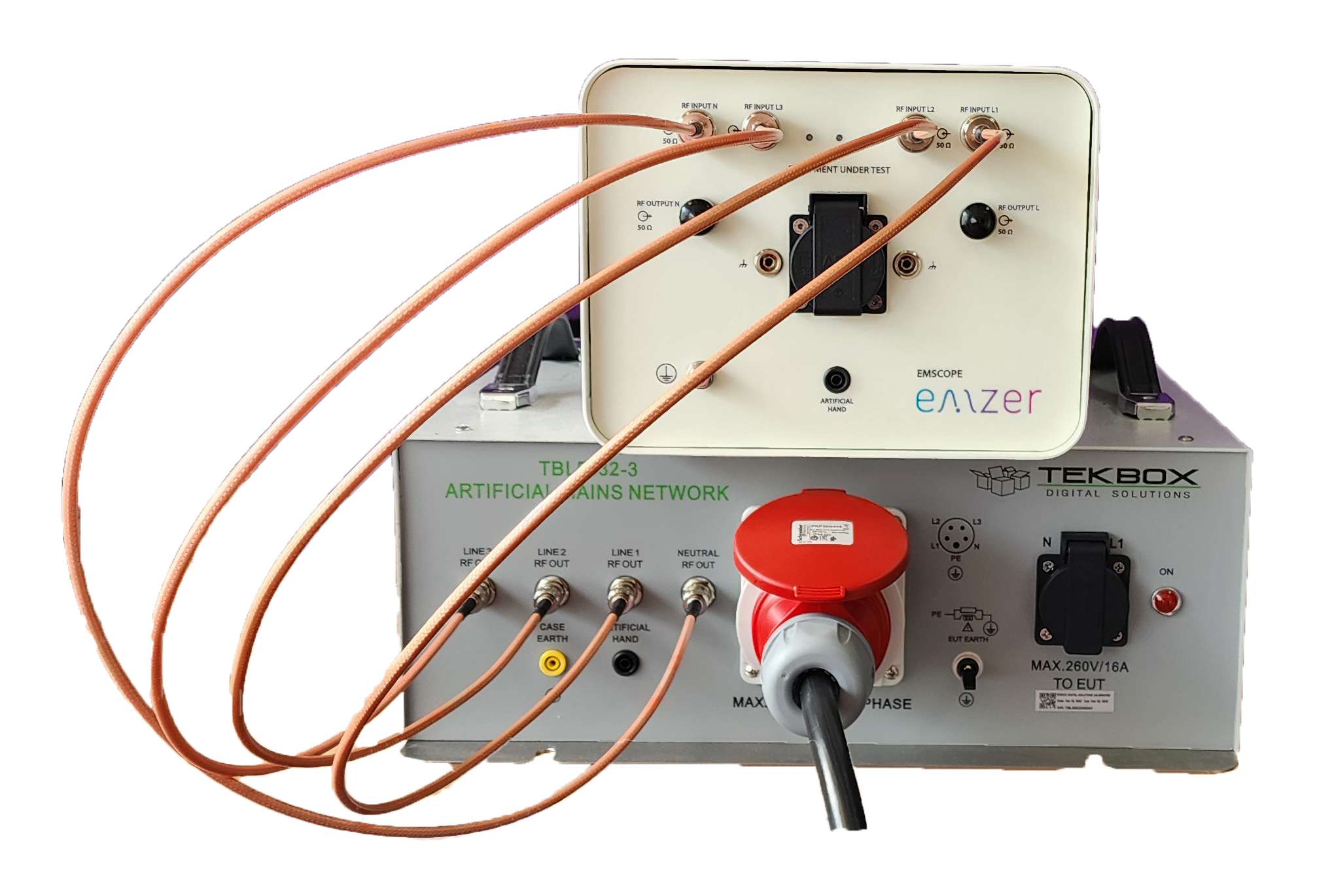 Gallery EMSCOPE-RX4, 9kHz - 110MHz, 4 channel Receiver for 3 phase