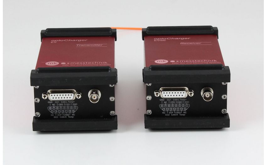 Gallery optoCharger,  Fiber-optic Link EV Charger COMM: CCS, CHAdeMO, GB/T