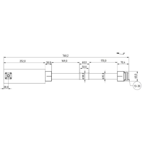 Gallery VHBD 9134-10 + Elements, 20 - 280 MHz, 10kW High-Power Biconical Antenna