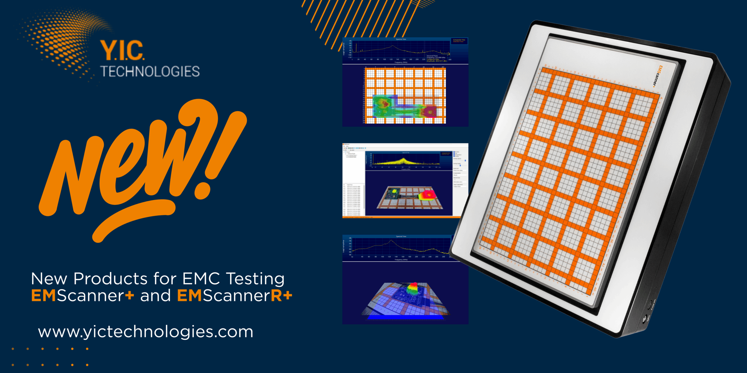 Gallery EMScannerR+: 150 kHz- 6 GHz, w/ Real-Time Spectrum Analyzer, EMC desktop scanner